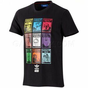 Adidas Star Wars Boba Fett R2 D2 ADI DASSLER Shirt Imperial Guard Size Medium